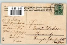 Ballonkorb mit Vergißmeinnicht weiße Tauben Litho Amor 1906 Prägedruck