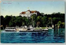 Mainau Schloss Raddampfer Stadt Mersburg Verlag Ed. Schwarz 3088/1912 Bodenseeschiff