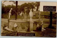 Humor Entente-Brunnen ausgef. v. G. Koenig u. Rämisch Brunnen 1917