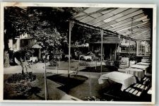 76332 W7506 Bad Herrenalb Gebrauchsspuren Pension Villa Zibold Foto AK