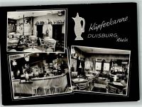47051 W4100 Duisburg Foto AK Gasthaus Kupferkanne Grabenstrasse 7