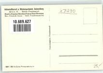 72250 W7290 Zwieselberg , Württ Winter Hotel Hirschen