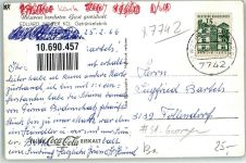 78112 W7742 St. Georgen im Schwarzwald 1966 Gebrauchsspuren Getränke Fabrik E.Winter KG