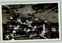 88167 W8999 Grünenbach , Allgäu Foto AK Fliegeraufnahme