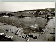 66386 W6670 St. Ingbert Foto AK Schwimmbad