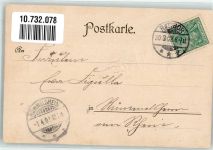 Kind Hasen Nest mit Eiern Osterei 1901 Prägedruck