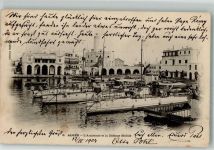 Alger Algier 1904 Foto AK Hafen