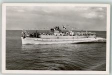 Amrum M.S. Hilligenlei Seebäderschiff 1950 Foto AK