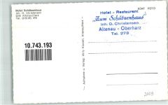 38667 W3396 Altenau , Harz Foto AK Hotel Schützenhaus