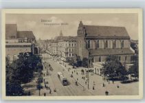 Stadt Breslau / Wroclaw - Schweidnitzer Straße Straßenbahn