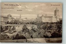 Posen Poznan 1916 Foto AK Schloss Pauli- Kirche Kgl. Ansiedlungskommission Feldpost WK I II.Ers.Batl-Gren.-Landw.Regt. 100