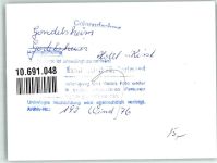 54595 W5540 Gondelsheim , Eifel FOTO KEINE AK Hotel Kirst Gaststube Ort handschriftlich