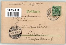 76530 W7570 Baden-Baden 1898 Gebrauchsspuren Schloss Eberstein Lithographie