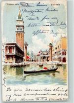 30100 Venezia Künstlerkarte Piazzetta della Laguna