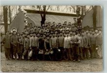 88605 W7790 Meßkirch Gebrauchsspuren Uniform WK I Ort handschriftlich