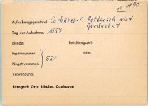 27472 W2190 Cuxhaven FOTO KEINE AK Foto montiert auf Karton Fisch räuchern