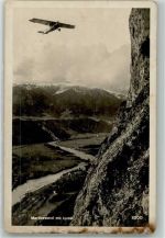 Martinswand mit Inntal Flugzeug vor 1945 Gebrauchsspuren