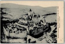 65183 W6200 Wiesbaden Foto AK Schloss Sonnenberg Chronik
