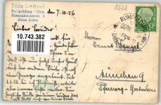 83324 W8222 Ruhpolding Gebrauchsspuren Haus Erika Miesenbacherstraße Ort lt. Stempel