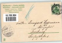 Hund Korb Brief Veilchen Winkler u. Voigt 5691 Mailick, A. 1905 Prägedruck