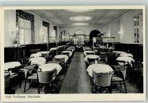 65183 W6200 Wiesbaden Foto AK Cafe Maldamer Marktstrasse 34