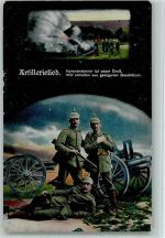 WK I Kanonen - Artillerielied Serie 2621-2 AK Waffe