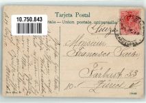 Barcelona 1910 Gebrauchsspuren Calle Pelayo