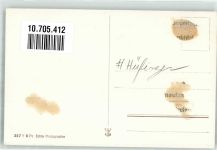 78183 W7713 Hüfingen Gebrauchsspuren Ort handschriftlich Foto AK