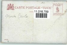 Künstlerkarte Monte Carlo - Vue interieure du Port