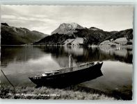 Innerthal Wägital Gasthaus Stausee Innerthal Ruderboot