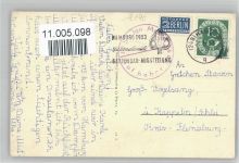 27472 W2190 Cuxhaven - Kugelbake Leuchtturm Seepavillon Segelregatta Pferdewägen