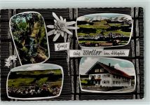 87538 W8975 Weiler i Allgäu - 4-Bildaufnahme Enzian