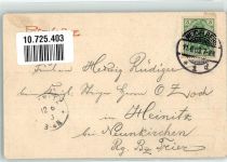 69115 W6900 Heidelberg , Neckar 1903 Gebrauchsspuren Stiftsmühle Ochsengespann