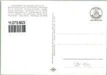 55758 W6581 Kempfeld - Gaststätte des Hunsrückvereins Innenaufnahme Gastraum Hirsch Wappen Mehrfachaufnahme Wildenburg
