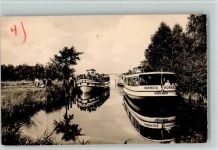 Kolberg - im Hafen - Ausflugsschiffe ca 1960 AK Binnenschiff