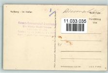 Kolberg - im Hafen - Ausflugsschiffe ca 1960 AK Binnenschiff
