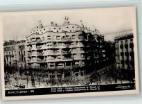 Barcelona Casa Mila i Camps, Architekt A. Gaudi - 1951 AK Architektur Foto AK