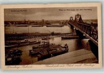 W4100 Duisburg Rheinschiffe - Ruhrort - Schuten, Schleppschiffe 1922 AK Binnenschiff