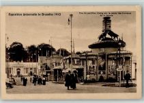 Brüssel Nr. 18 Exposition 1910 - Vue du pavillon Liebig AK Ausstellung
