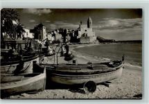 Sitges - Strand und Barken