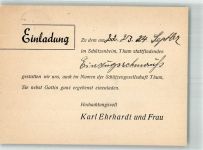 09419 O9377 Thum , Erzgeb 2024 KEINE AK Einladung Schützenhaus