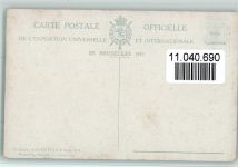 Brüssel Valetine Serie 1117 - Exposition 1910 - Kermesse Ausstellung