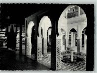 Exposition 1958 - Pavillon Maroc Hof der Kissaria AK Ausstellung
