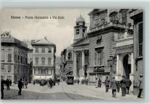 16100 Genova - Piazza Annunziata e Via Balbi Straßenbahn