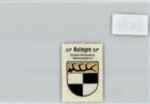 72336 W7460 Balingen - Vignette Wappen Kaffee Hag ca 1920-1940