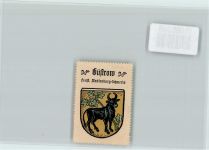 18273 O2600 Güstrow - Vignette Wappen Kaffee Hag ca 1920-1940