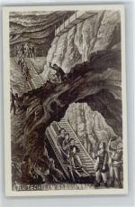 Rutsche im Bergwerk Foto AK Salzbergwerk