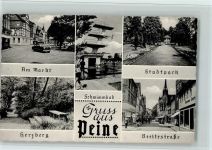 31224 W3150 Peine - Am Markt Herzberg Schwimmbad Stadtpark Breitestraße