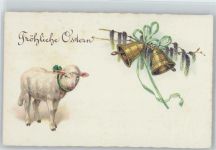 Lamm mit Glocken und Kätzchen Ostern