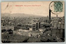 Barcelona Foto AK Marke bildseitig